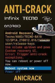 1 ( A )  TECNO/INFINIX/ITEL  Anti-Crack  ( SPD CPU ) ]لأي مشكلة اتصل بالمالك 27697325476 تكنو إنتينكس سينيكس أورايمو صدع النمل